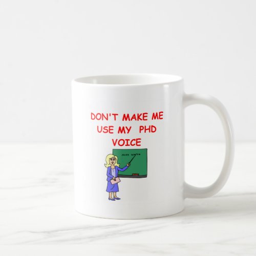 phd coffee mug