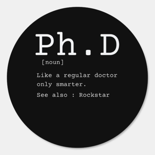 PhD definition philosophy doctor teacher funny Sign