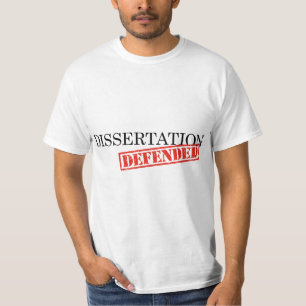 PhD Dissertation Defense graphic Doctoral Graduati T-Shirt