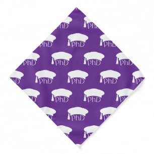 PhD Doctoral Hat Doctoral Degree Graduation Bandana