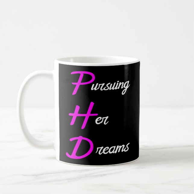 Phd Doctorate Graduation Graduate Student Coffee Mug (Left)