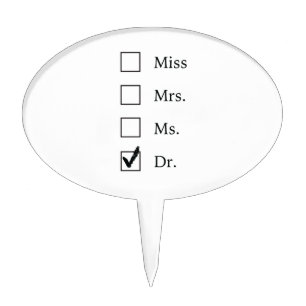 PhD gifts for women Cake Topper