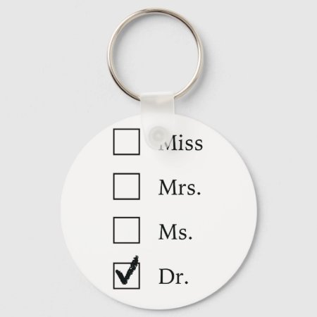 Phd Gifts For Women Keychain