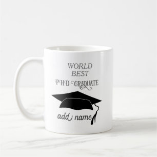 PHD Graduate Celebration Achievement Academic Succ Coffee Mug