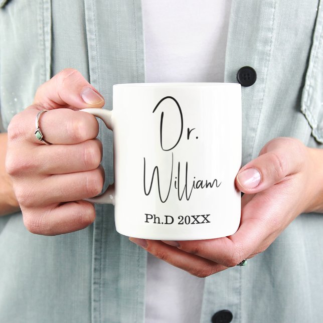 PhD Graduation Gift Doctorate Degree Graduate Mug (Creator Uploaded)