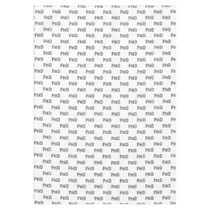 PhD Graduation Grad Graduate Black Tablecloth