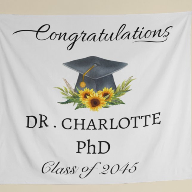 Phd Graduation Party Backdrop (Creator Uploaded)