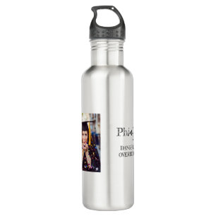 PHD Gratuate Phinished Dangerously Overeducated Stainless Steel Water Bottle