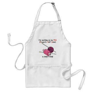 PhD in Knitting Adult Apron