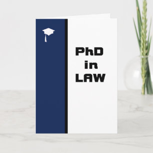 Phd in law