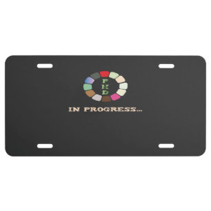 PhD In Progress License Plate