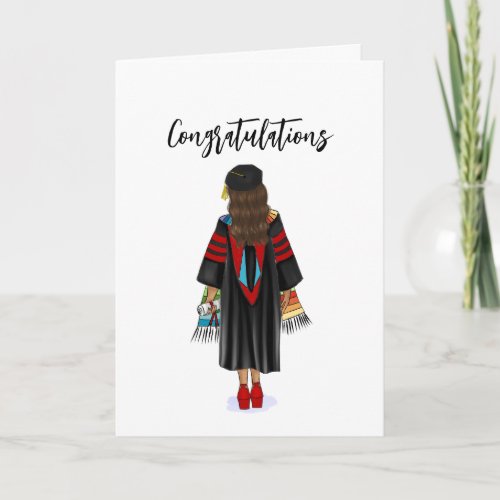 PhD Latina Congratulation Graduation Card