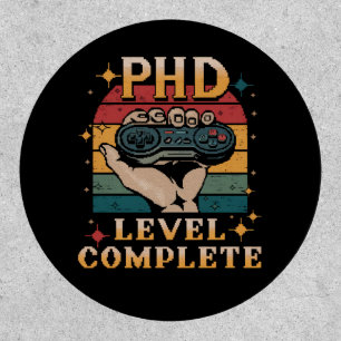 PhD Level Complete Graduation Doctorate Gaming Patch
