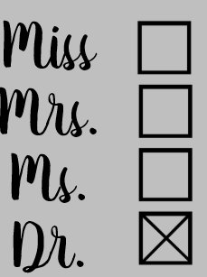 mr mrs ms dr