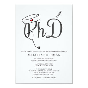 Phd Graduation Invitations | Zazzle