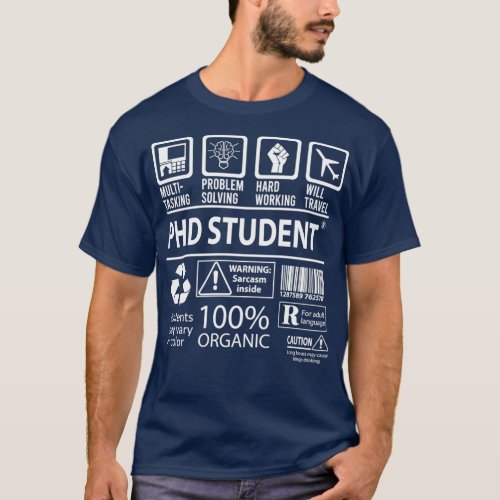 Phd Student 5 T_Shirt