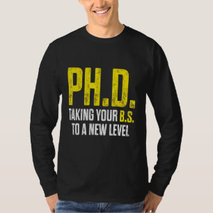 PhD Student Dissertation Doctorate Graduation 9 T-Shirt