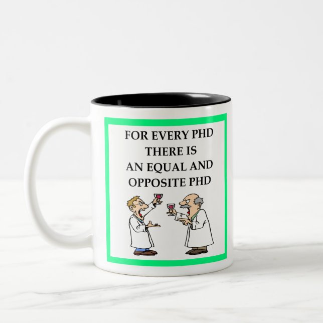 PHD Two-Tone COFFEE MUG (Left)