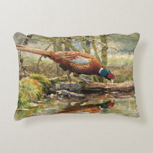 Pheasant  accent pillow