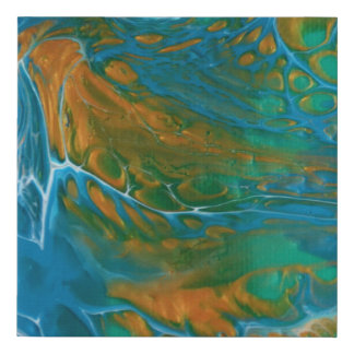 Pheasant Acrylic Pour Print