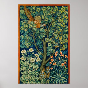 Pheasant Bird  ,famous textile Poster