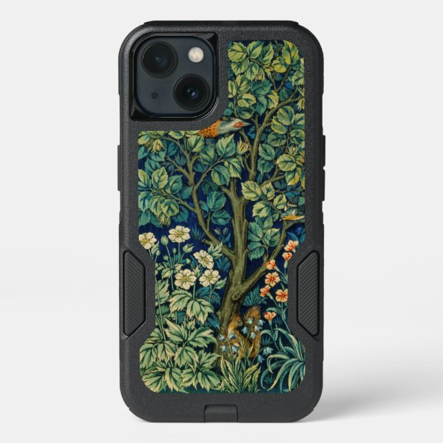 Pheasant Bird in a Tree (by William Morris) Otterbox iPhone Case (Back)