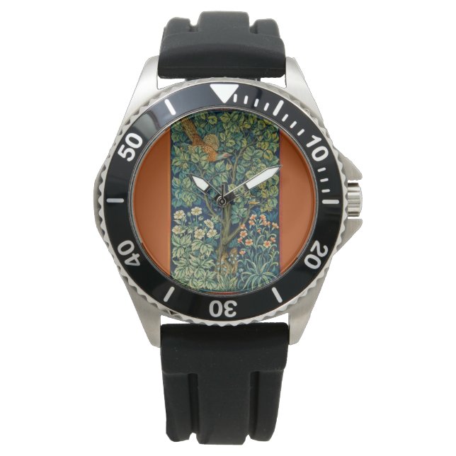 Pheasant Bird in a Tree (by William Morris) Watch (Front)