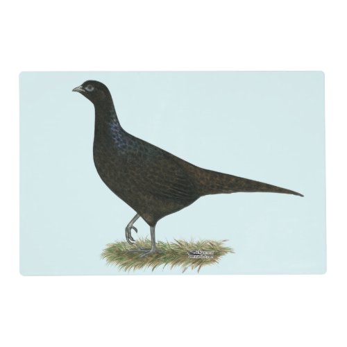 Pheasant Black Hen Placemat