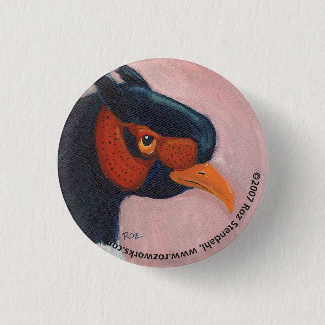 Pheasant Button (Front)