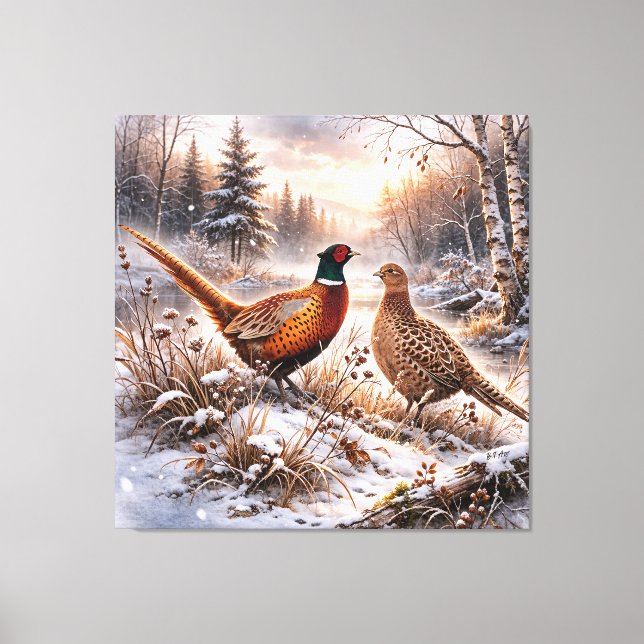 Pheasant  canvas print (Front)