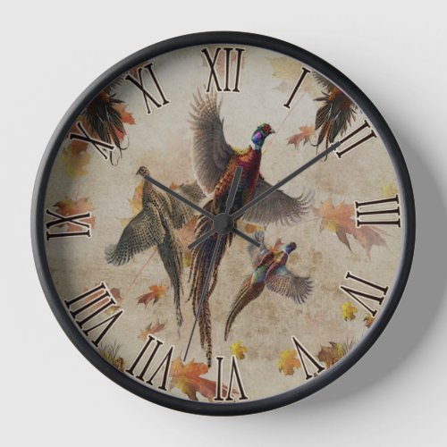 Pheasant  clock