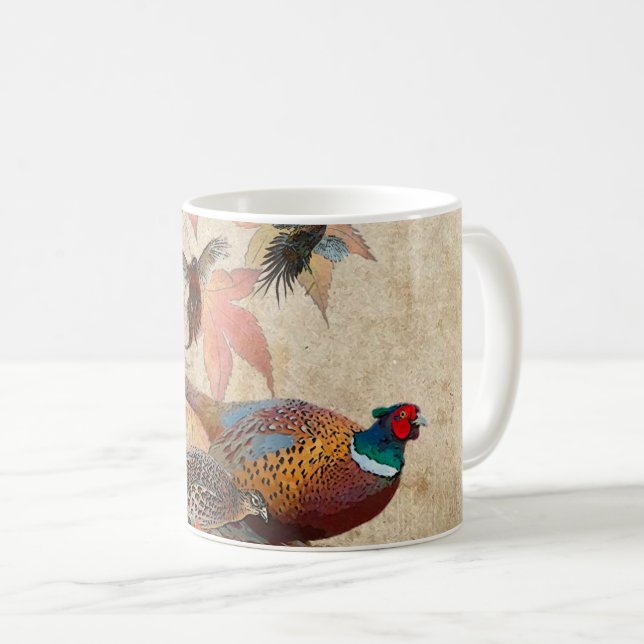 Pheasant Coffee Mug (Front Right)