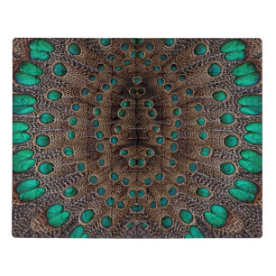 Pheasant Feather Fractal Design Jigsaw Puzzle