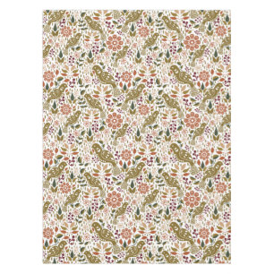 Pheasant Folk Art Tablecloth Rustic Autumn Harve