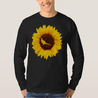 Pheasant For Women Men Bird Monal Sunflower T-Shirt