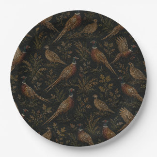  Pheasant Heritage Paper Plates