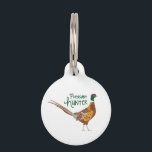 Pheasant Hunter Pet ID Tag<br><div class="desc">Use this image of a Pheasant in your next design.</div>