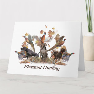 Pheasant Hunting Card