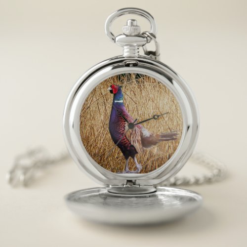 Pheasant Hunting Gift Ideas Pheasant Hunter Pocket Watch