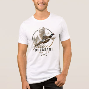 Pheasant Hunting Logo Tri-Blend Shirt