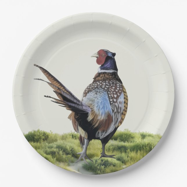 Pheasant Hunting     Paper Plates (Front)
