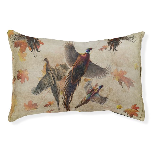 Pheasant Hunting   Pet Bed (Front)