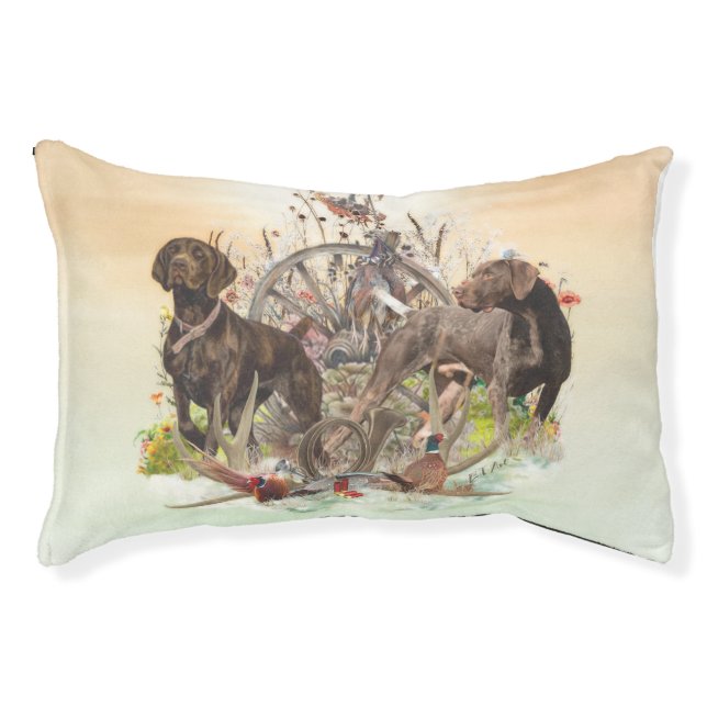 Pheasant Hunting   Pet Bed (Front)