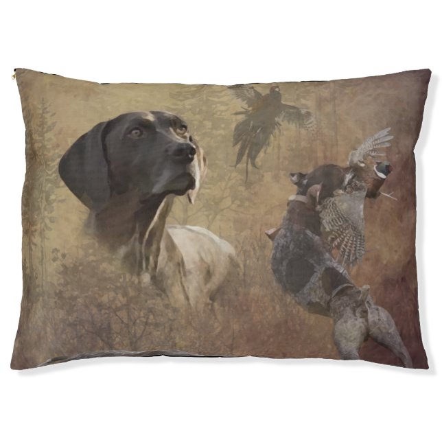 Pheasant Hunting   Pet Bed (Front)