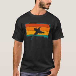 Pheasant Hunting South Dakota Retro Upland Bird Ga T-Shirt