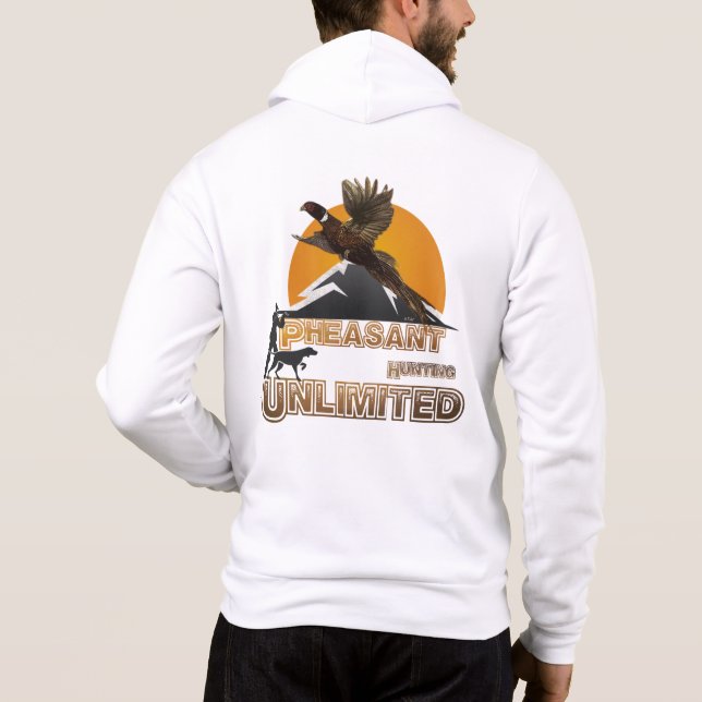 Pheasant Hunting Unlimited    Hoodie (Back)