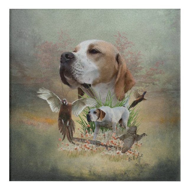 Pheasant Hunting with Pointers, Art    (Front)
