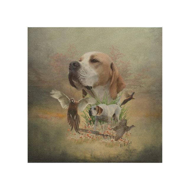 Pheasant Hunting with Pointers, Art     (Front)