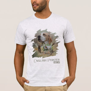 Pheasant Hunting with Pointers, Art T-Shirt