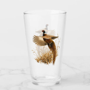 Pheasant in Golden Flight Glass